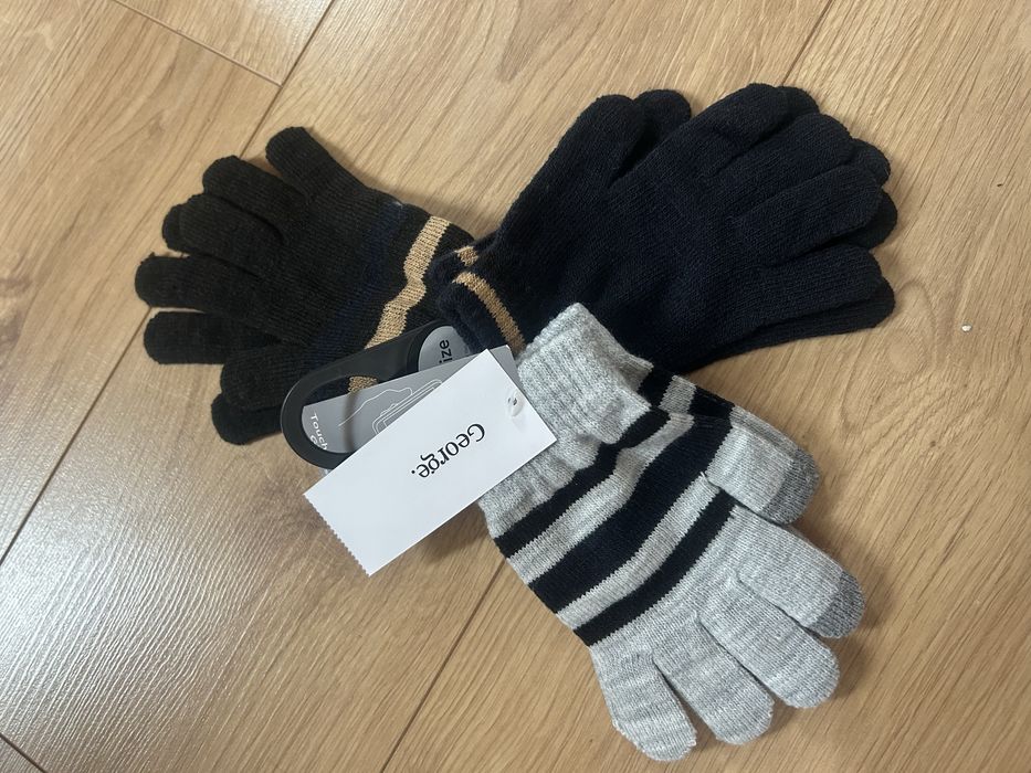 3 pary rękawiczek chłopięcych do ekranów dotykowych