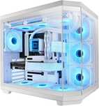 Корпус для пк Mars Gaming MC-3TCore білий та чорний акваріум