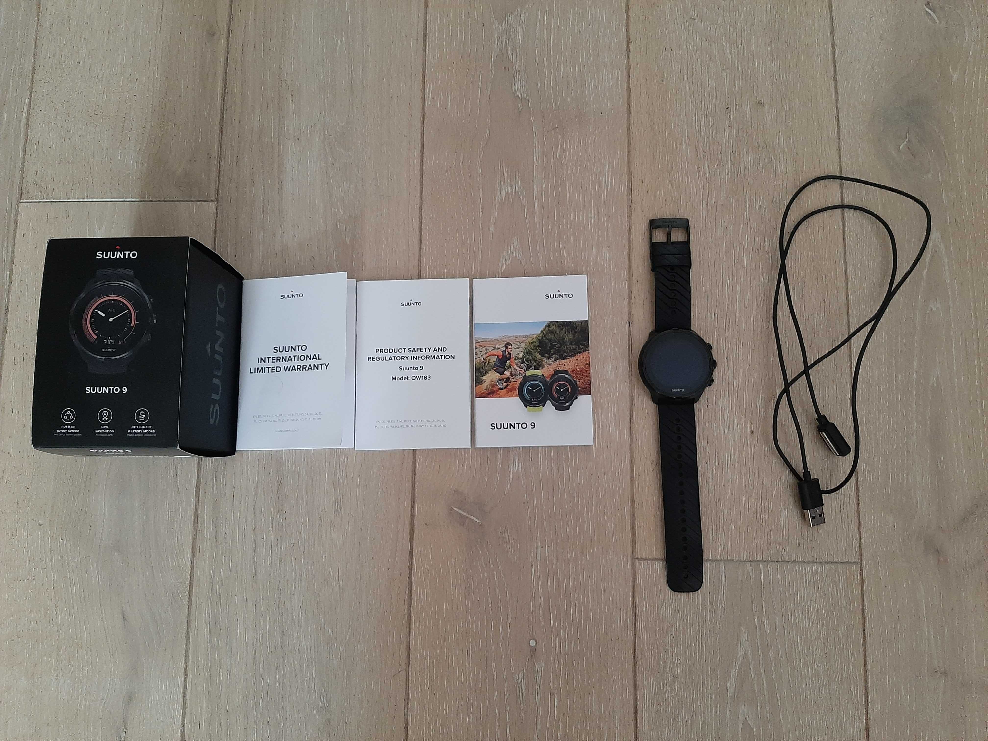 Zegarek multisportowy suunto 9 all black wrist