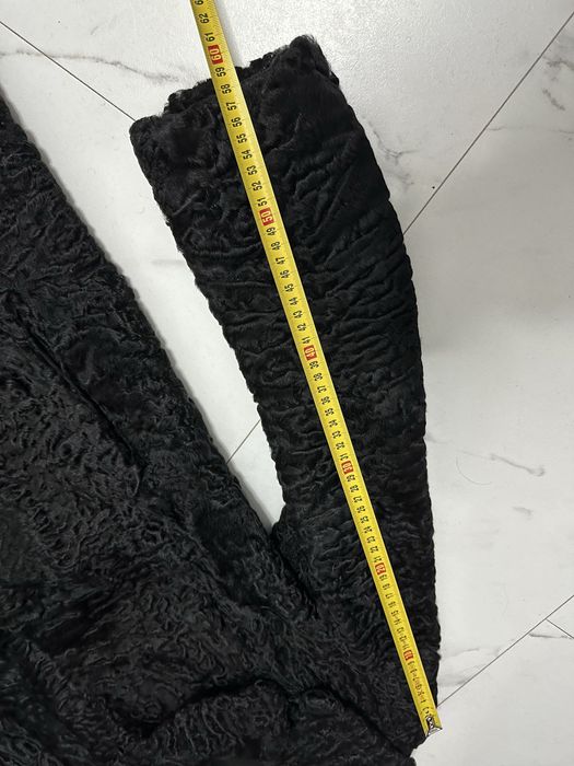 Futro Luksusowy Płaszcz i Czapka Swakara Karakuły