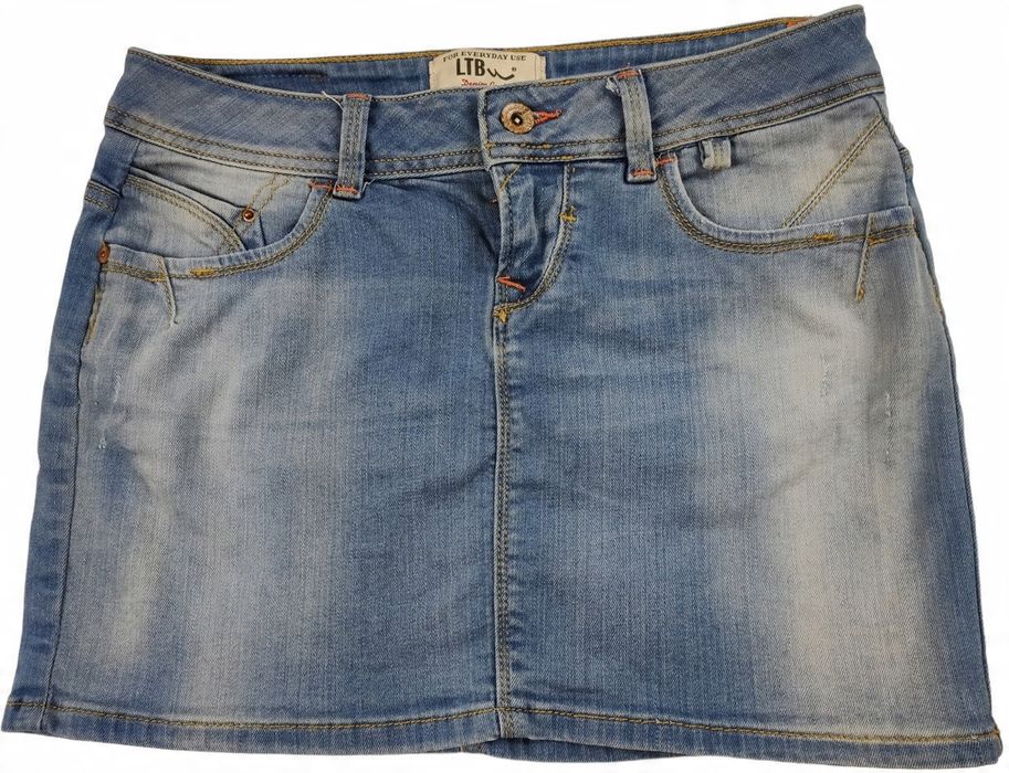 Ltb jeansowa krótka spódnica na lato s