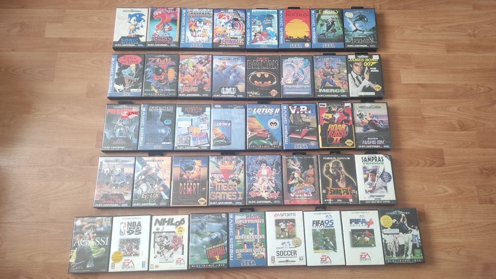 Jogos mega drive e master system