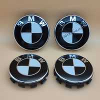 Заглушка ступицы колеса BMW 36136783536 Колпачки в диск БМВ черные.