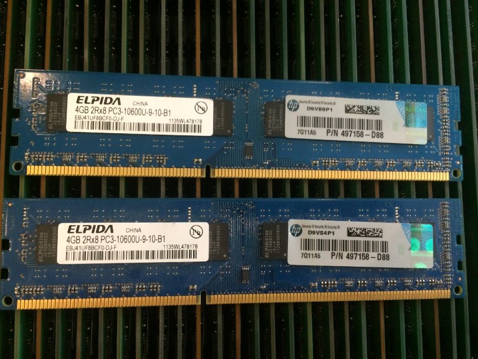 DDR3 4GB Hynix, Micron, Samsung SDRAM 1600/1333 MHz Intel/AMD