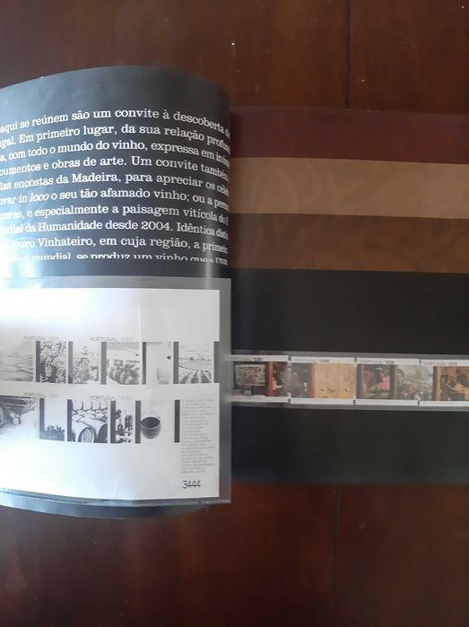 Caderneta de selos VINHO WINE