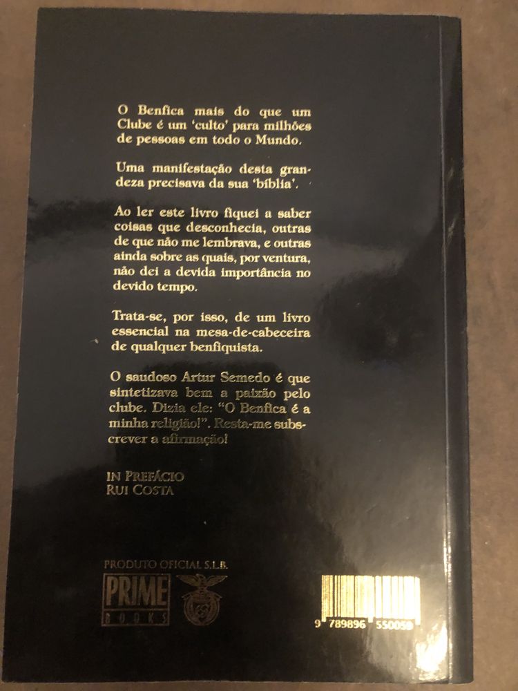Llivro biblia do benfica novo