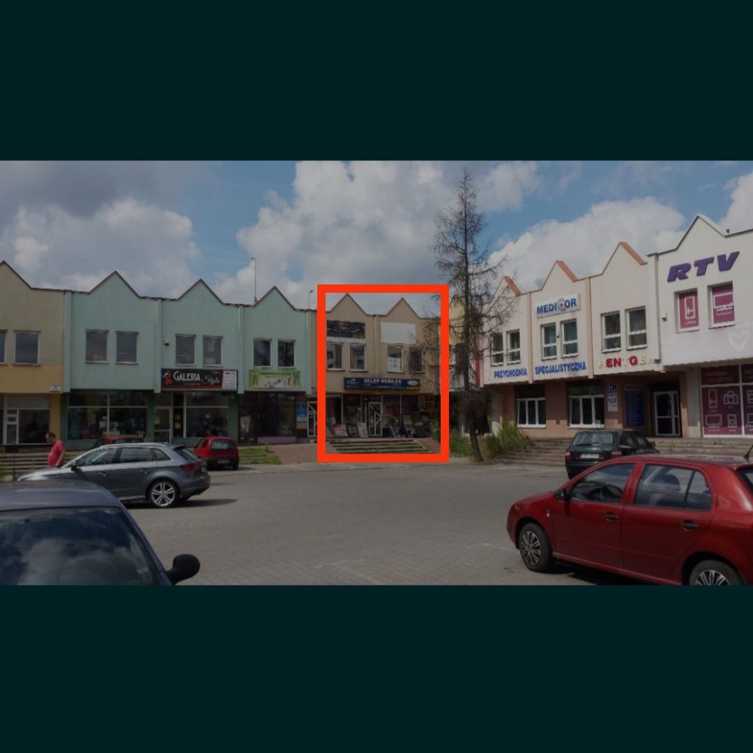 Pawilon na wynajem Myszków Kościuszki 27 centrum przy dworcu PKP