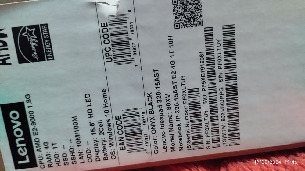 Portátil Lenovo Idealpad 320