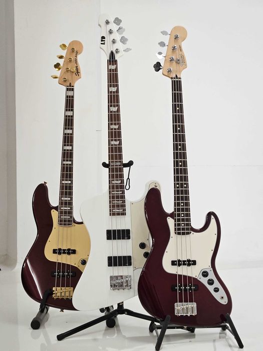 3 Baixos para venda - Fender, Squier, LTD