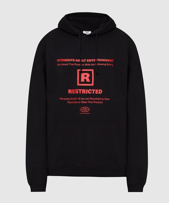 Худи Vetements restricted