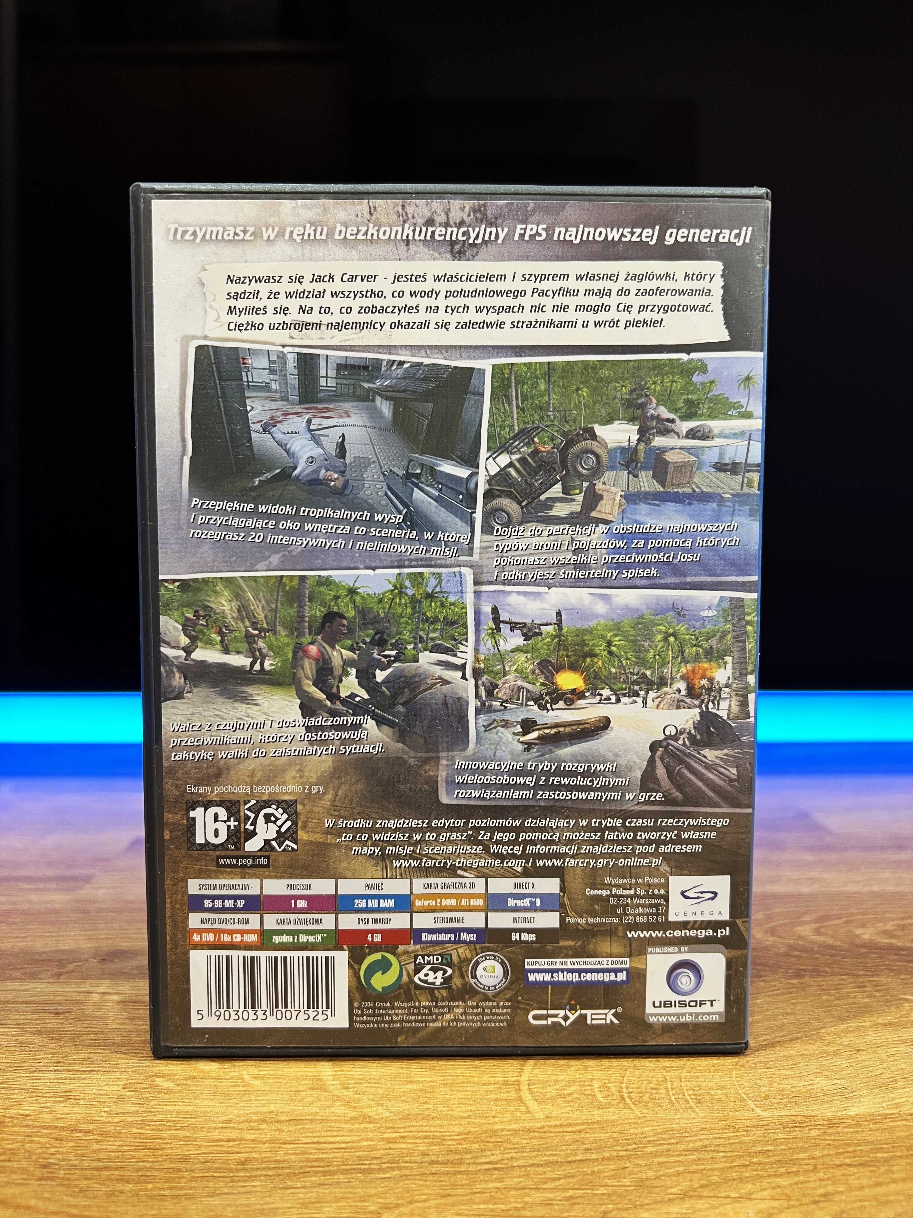 Far Cry 1 (PC PL 2004) BOX polskie premierowe wydanie