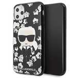 Karl Lagerfeld KLHCN58FLFBBK iPhone 11 Pro czarny/black Flower Ikonik