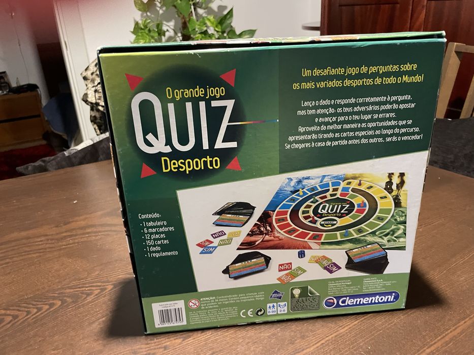 Jogo de Tabuleiro - Quiz Desporto