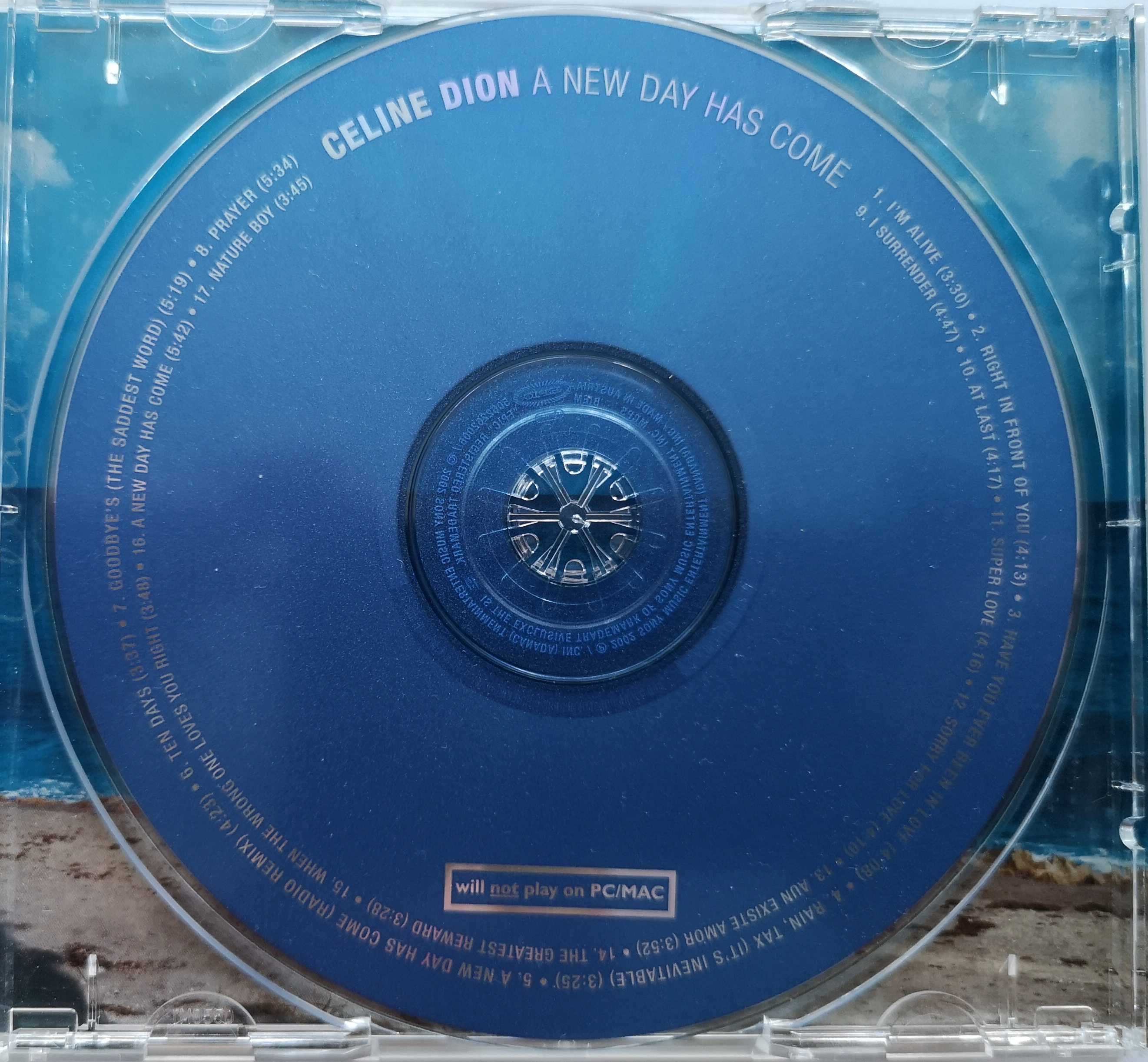 CELINE DION-A New Day Has Come orginalna płyta CD.Stan idealny.