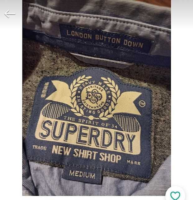 Męska koszula marki Superdry