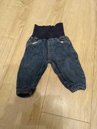 Spodnie jeans jeansy jeansowe h&m 74