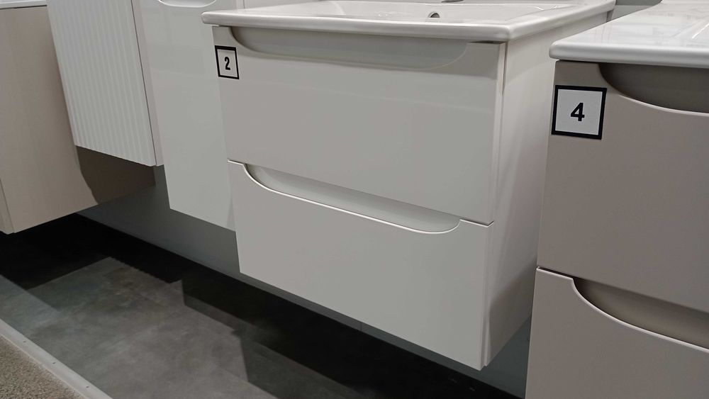 Szafka podumywalkowa biała Selvia Obi pod umywalkę 50x40 od Meble 21