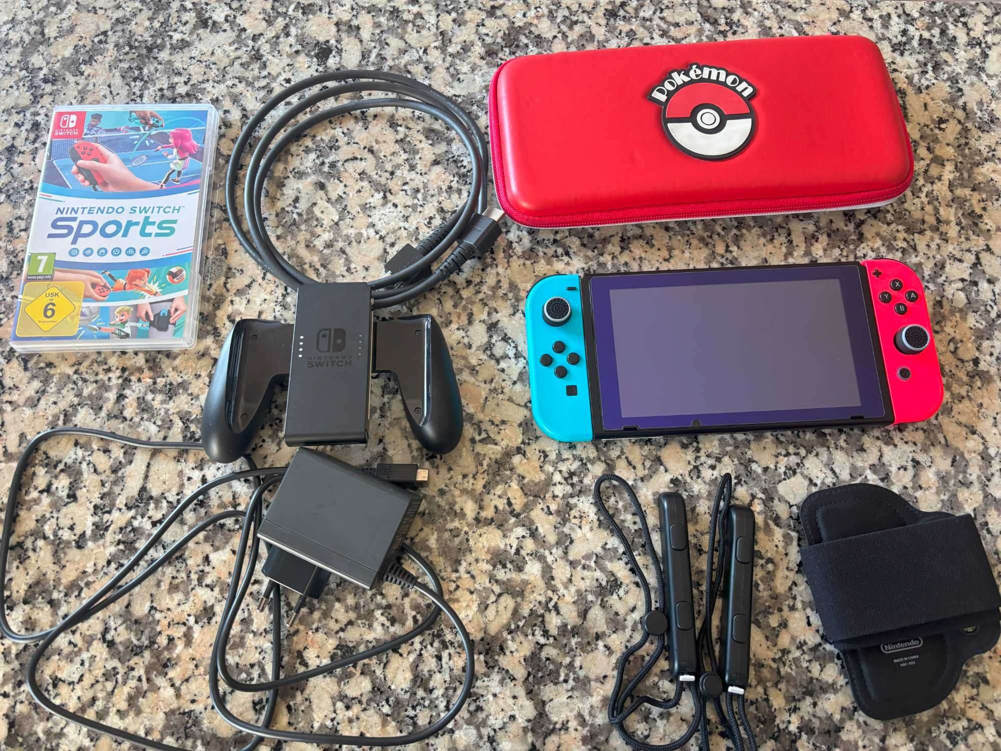 Nintendo Switch – Com Acessórios e Jogo Nintendo Switch Sports