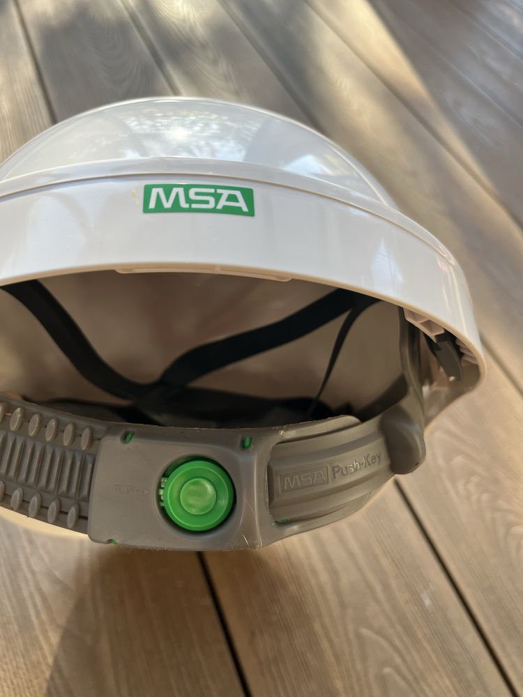 Kask budowlany biały
