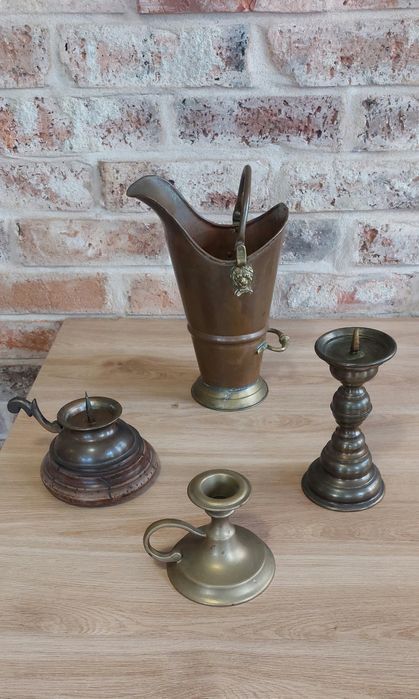 Świeczniki I wazon/wiaderko do szampana