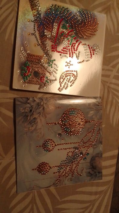 Kartki z haftem diamentowy