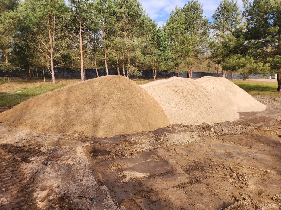 Transport, sprzedaż piasek, ziemia, gruz