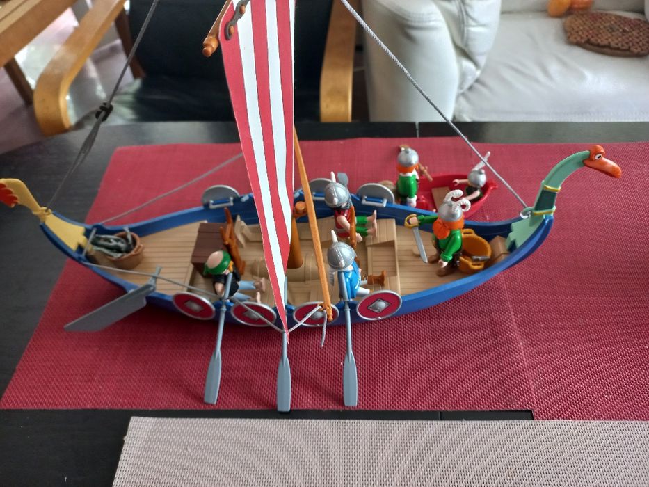 Playmobile łódź wikingów Asterix