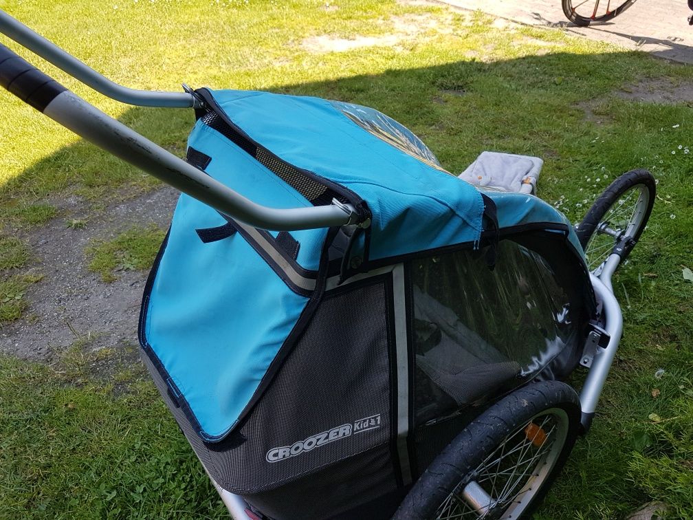 Croozer kid for 1 przyczepka rowerowa riksza wózek biegowy  3w1