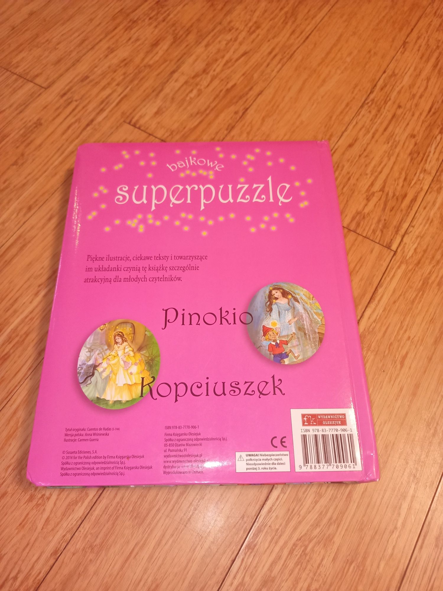 Książka + 7x puzzle Wróżki