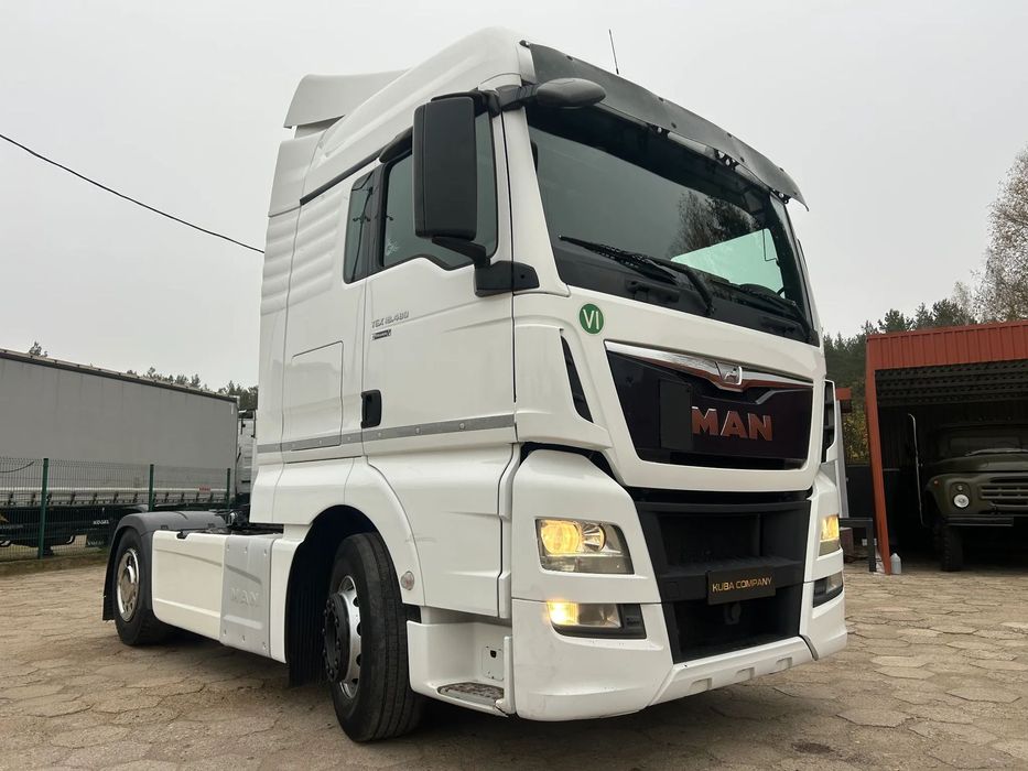 MAN TGX 18.480 KM AUTOMAT / RETARDER / 2 ZBIORNIKI PALIWOWE / LODÓWKA / STANDARD / 2014 ROK !!  RETARDER / Full spojlery / Lodówka / Webasto / 2 zbiorniki paliwowe