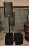 Subwoofer aktywny Behringer B1200D pro kpl.2szt plus okablowanie