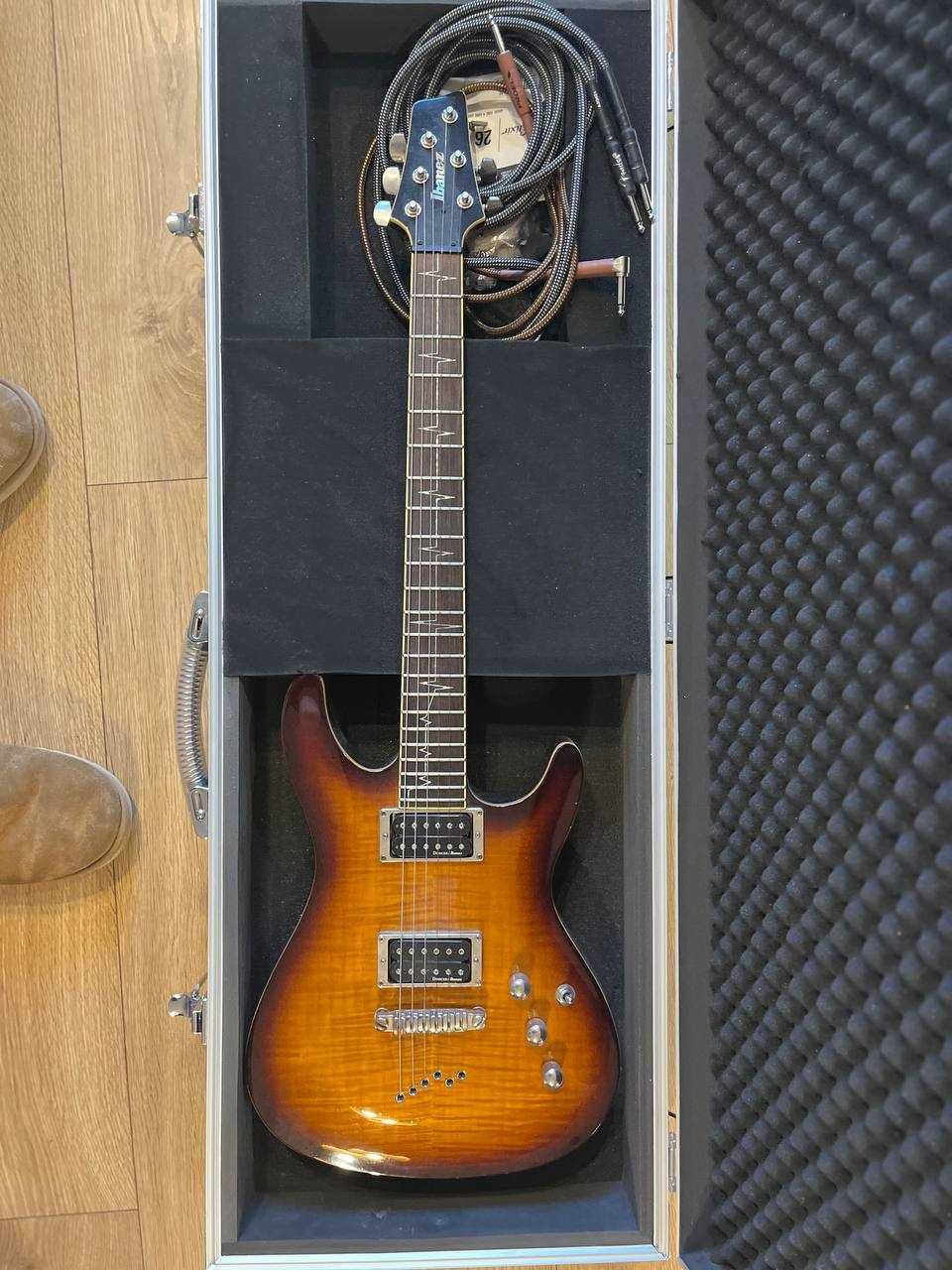 Korean IBANEZ SZ520FM - Electric Guitar + NEW ROCKCASE Hard Case