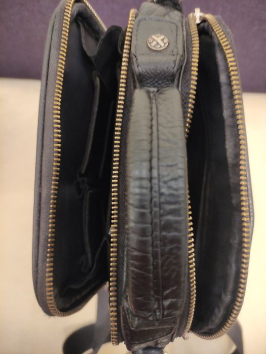 Чоловіча сумка із натуральної шкіри. фірми "LUXON"