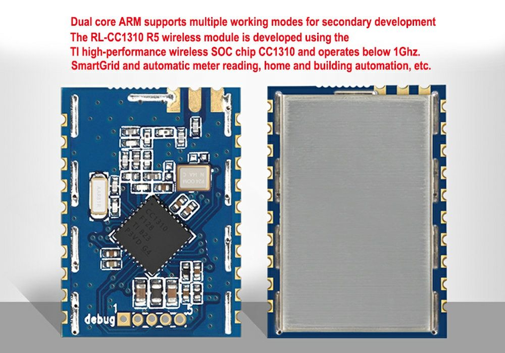 RF Модуль TI-RTOS CC1310 IoT 868MHz