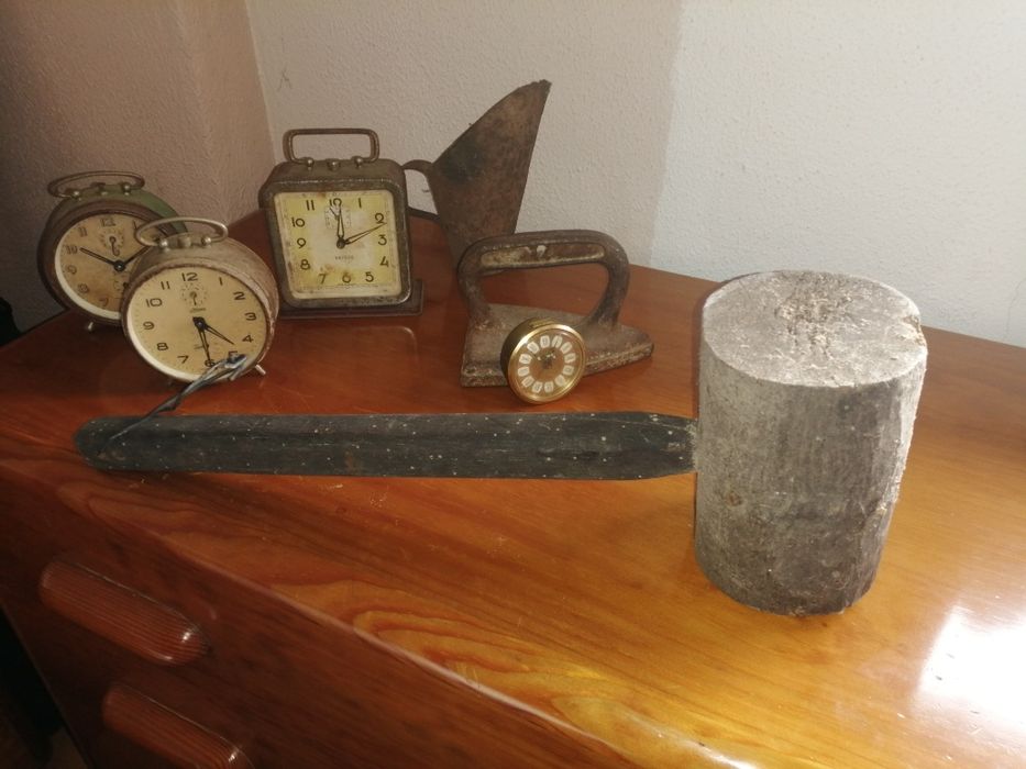 Lote de peças bem antigas, anos 50