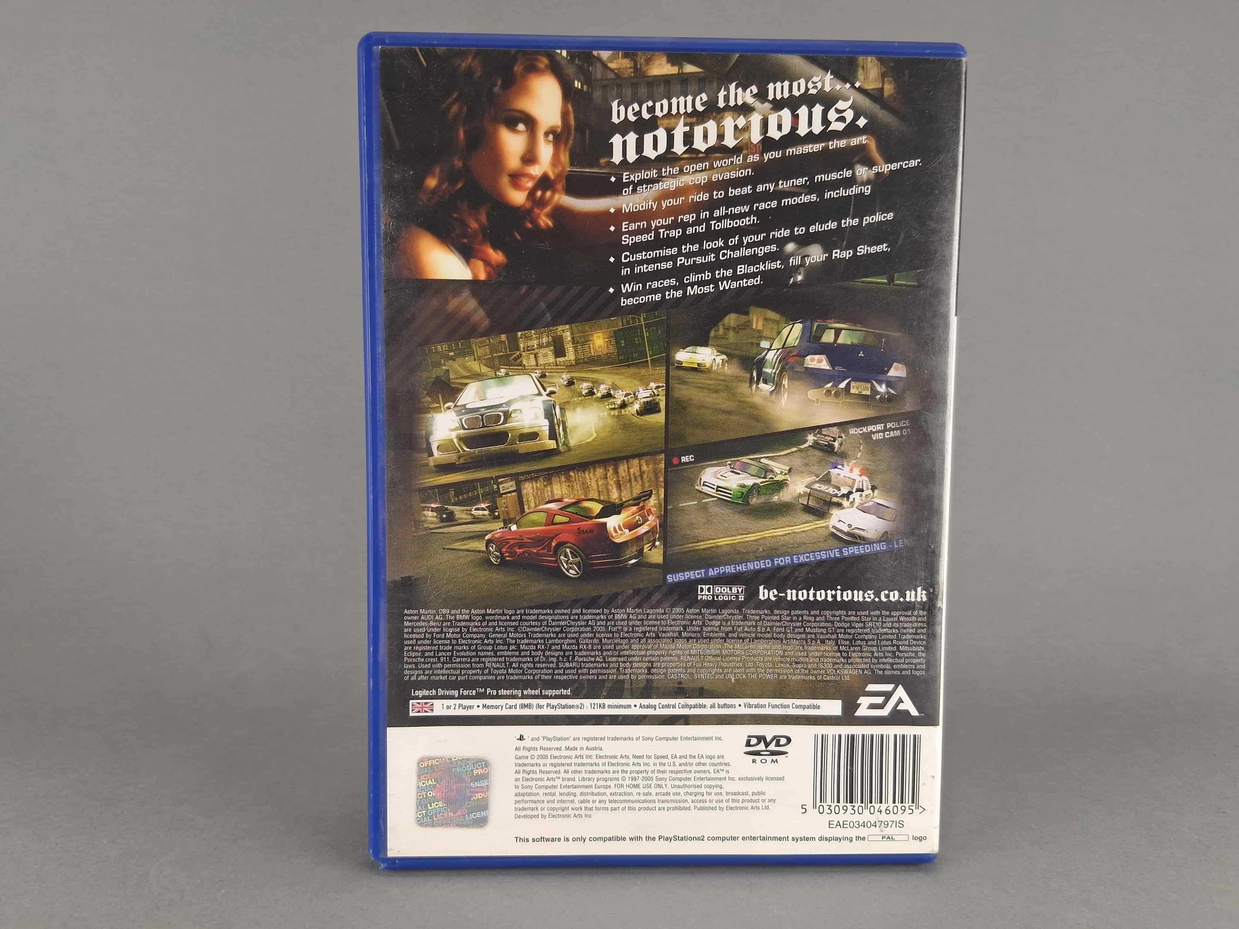 N009 Need for Speed Most Wanted PlayStation 2 Komplet Wyścigi