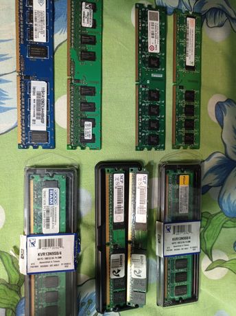 Память DDR2 по 1 Гб на разных частот 533-667-800