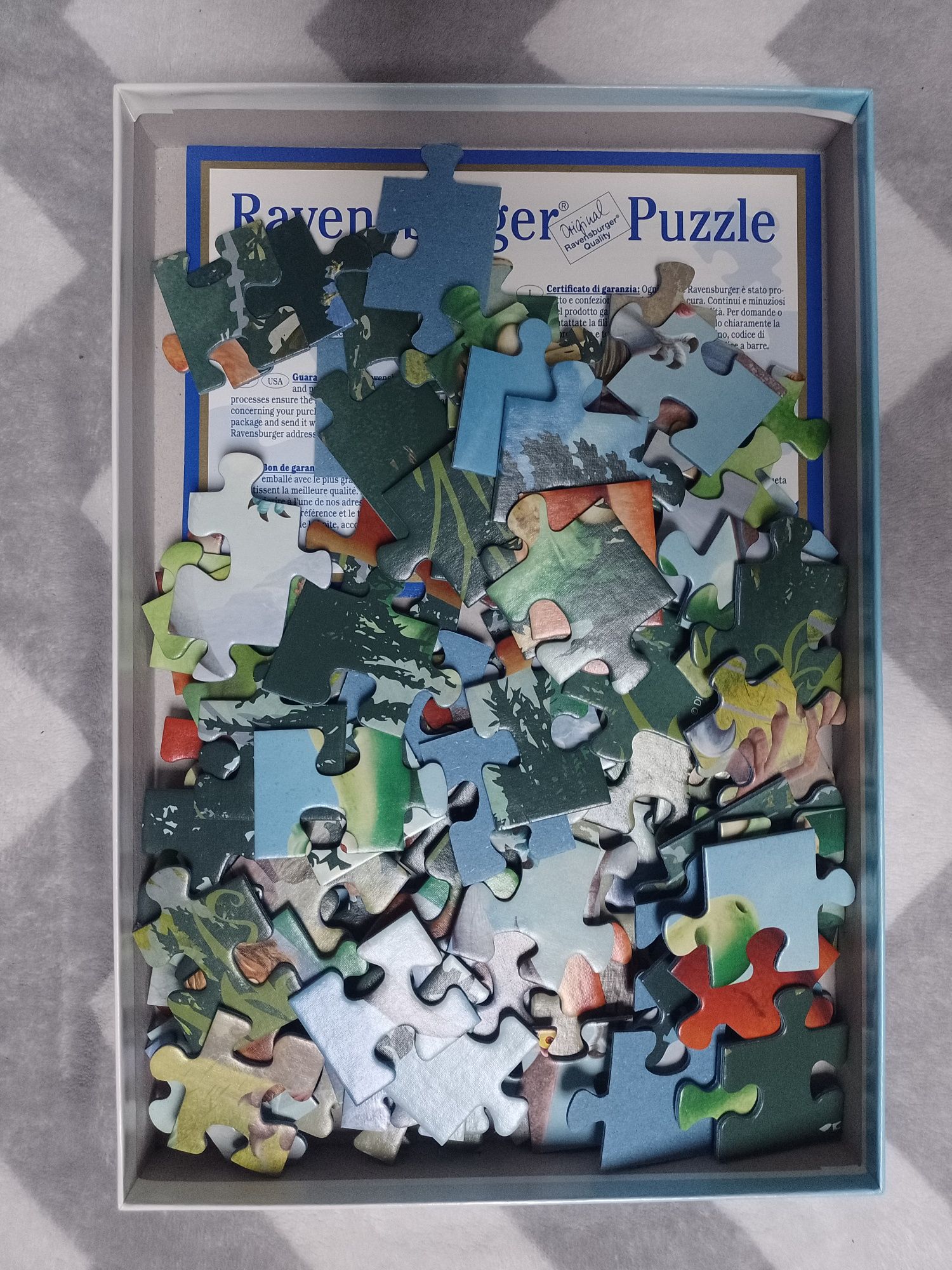 2x puzzle dla 6+ Zwierzogród 250 el / Dobry dinozaur 100 elementów