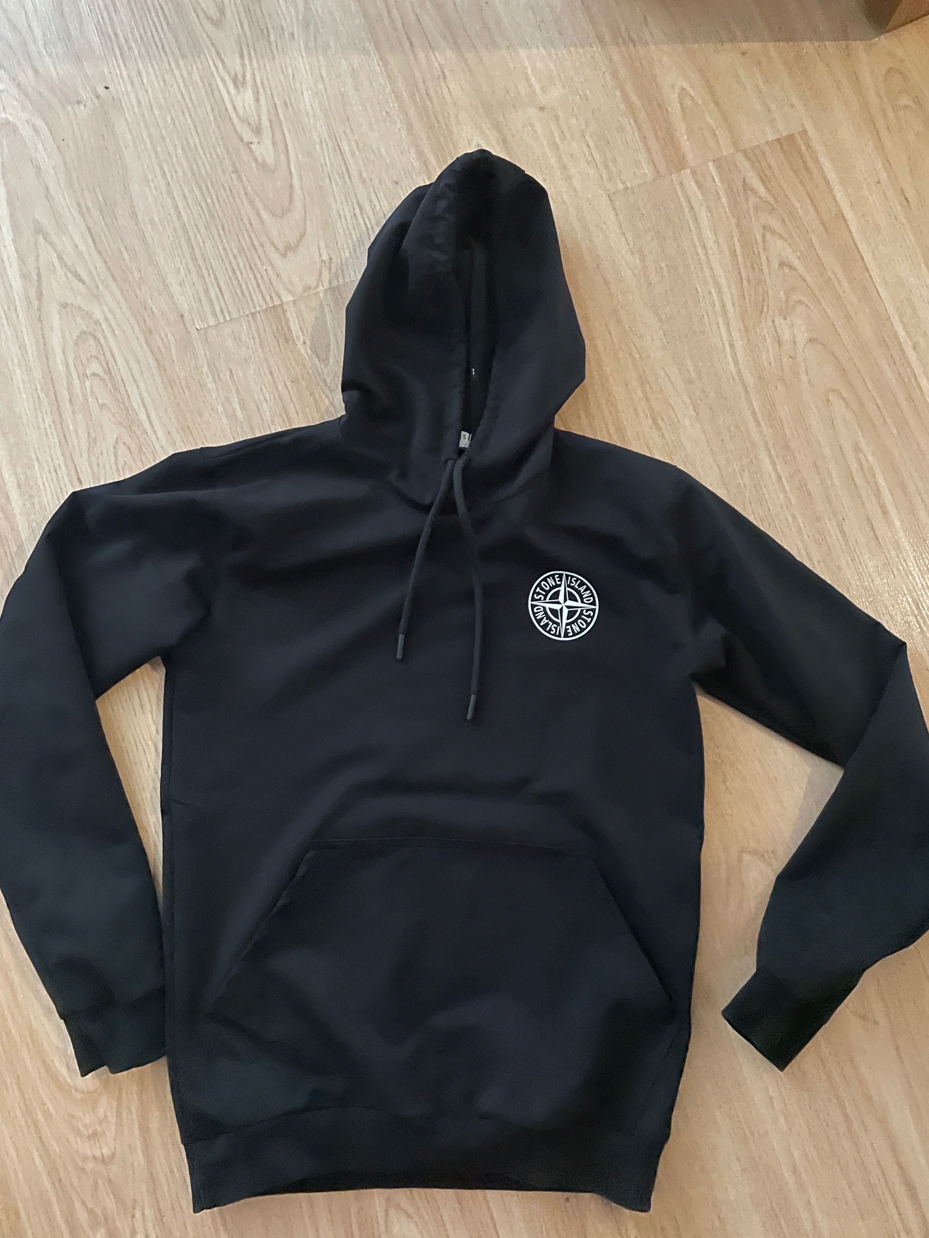 Черная толстовка stone island  на подростка
