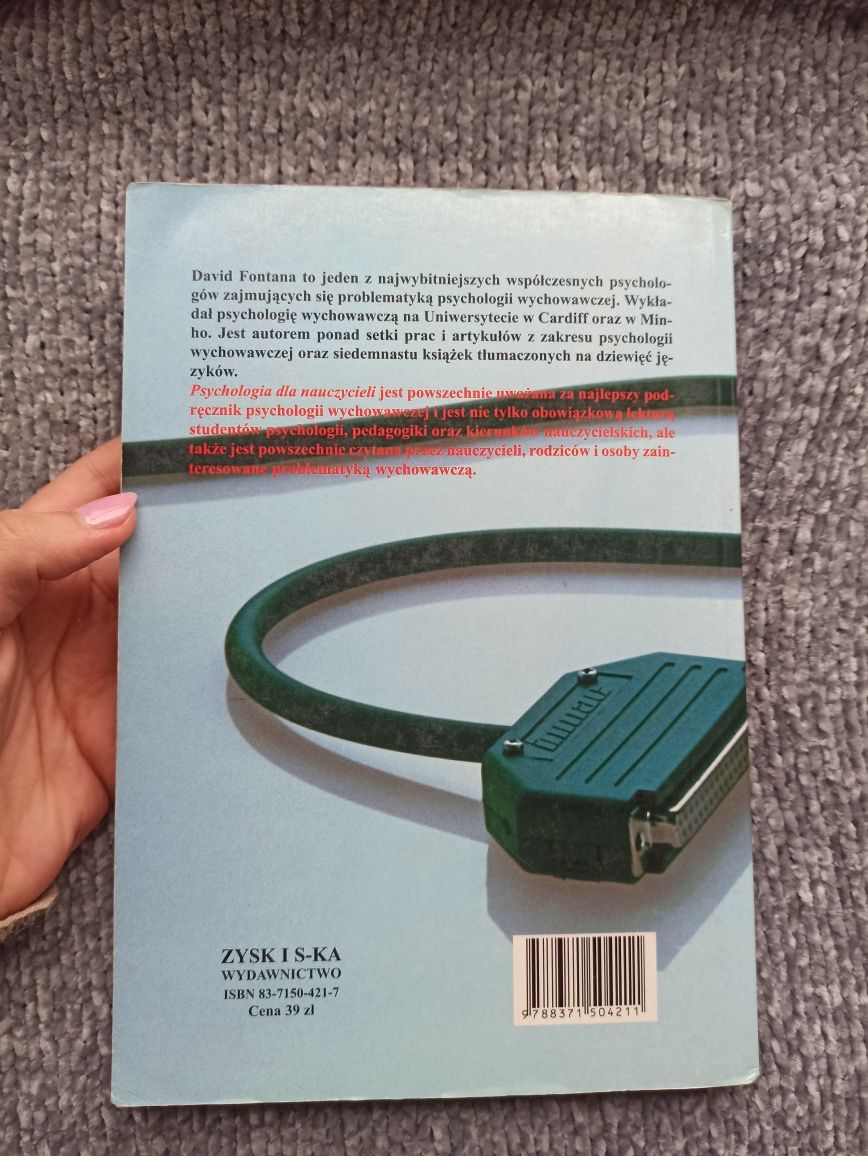 Psychologia dla nauczycieli David Fontana