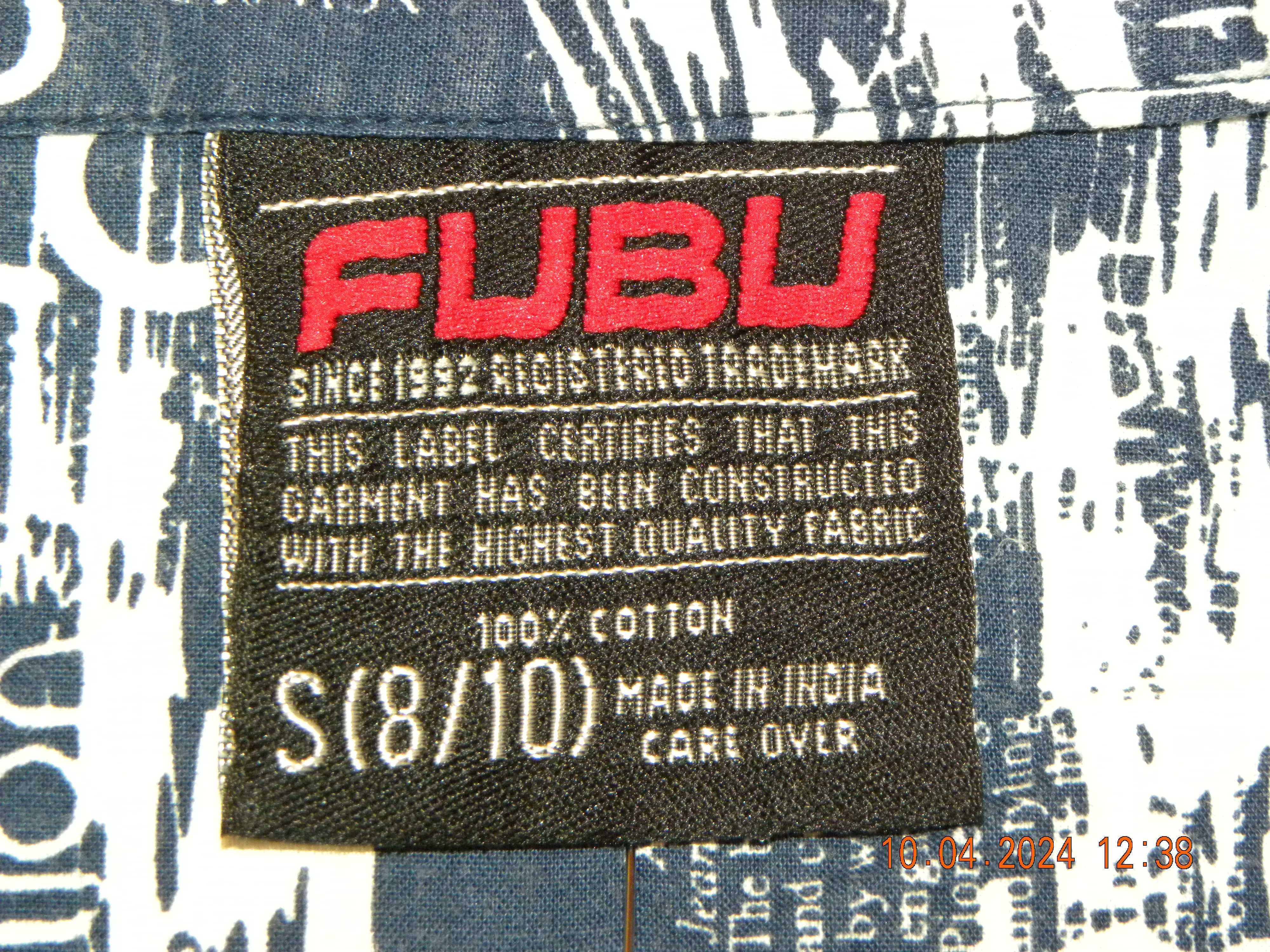 Koszula chłopięca FUBU rozmiar: S; 8/10; 158 cm