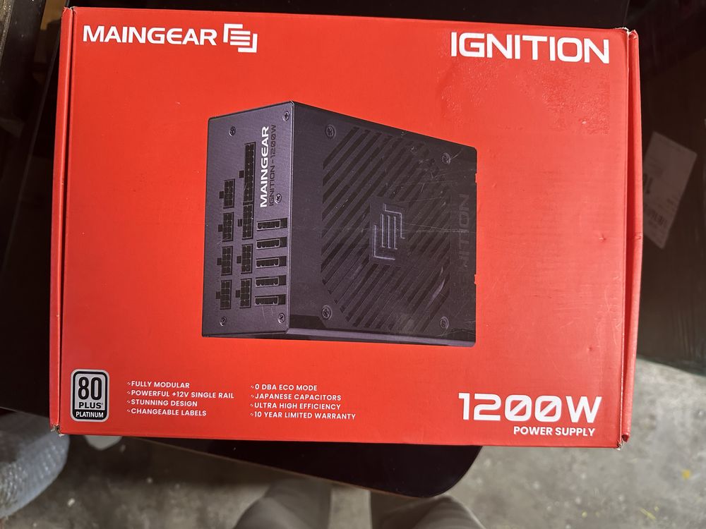 Fonte de alimentação 1200W maingear ignition