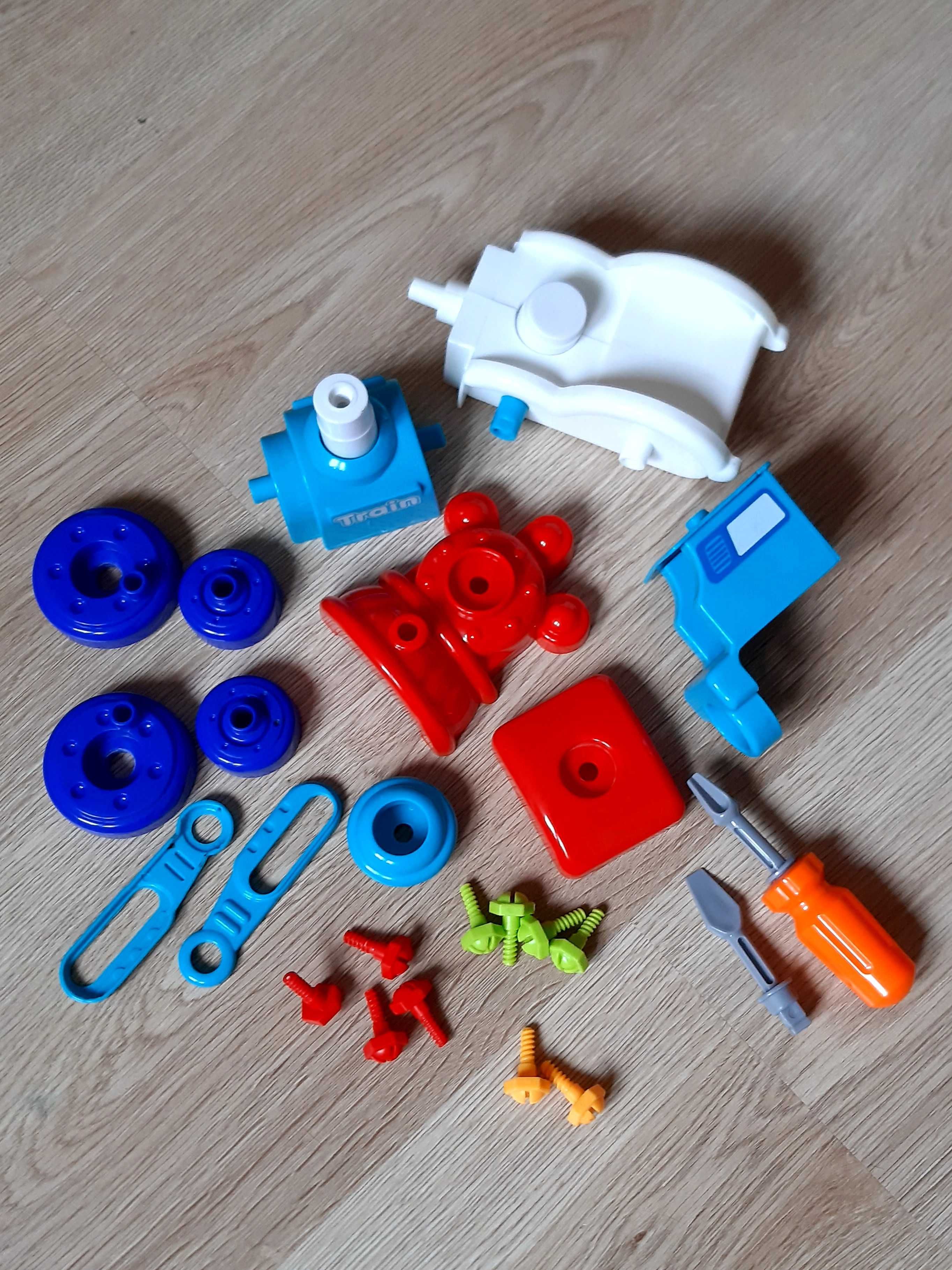 2 szt ciuchcia oraz wyścigówka autko sterowane grzechotką Fisher Price