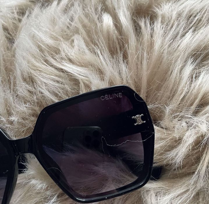 Celine okulary przeciwsloneczne czarne nowe OKAZJA