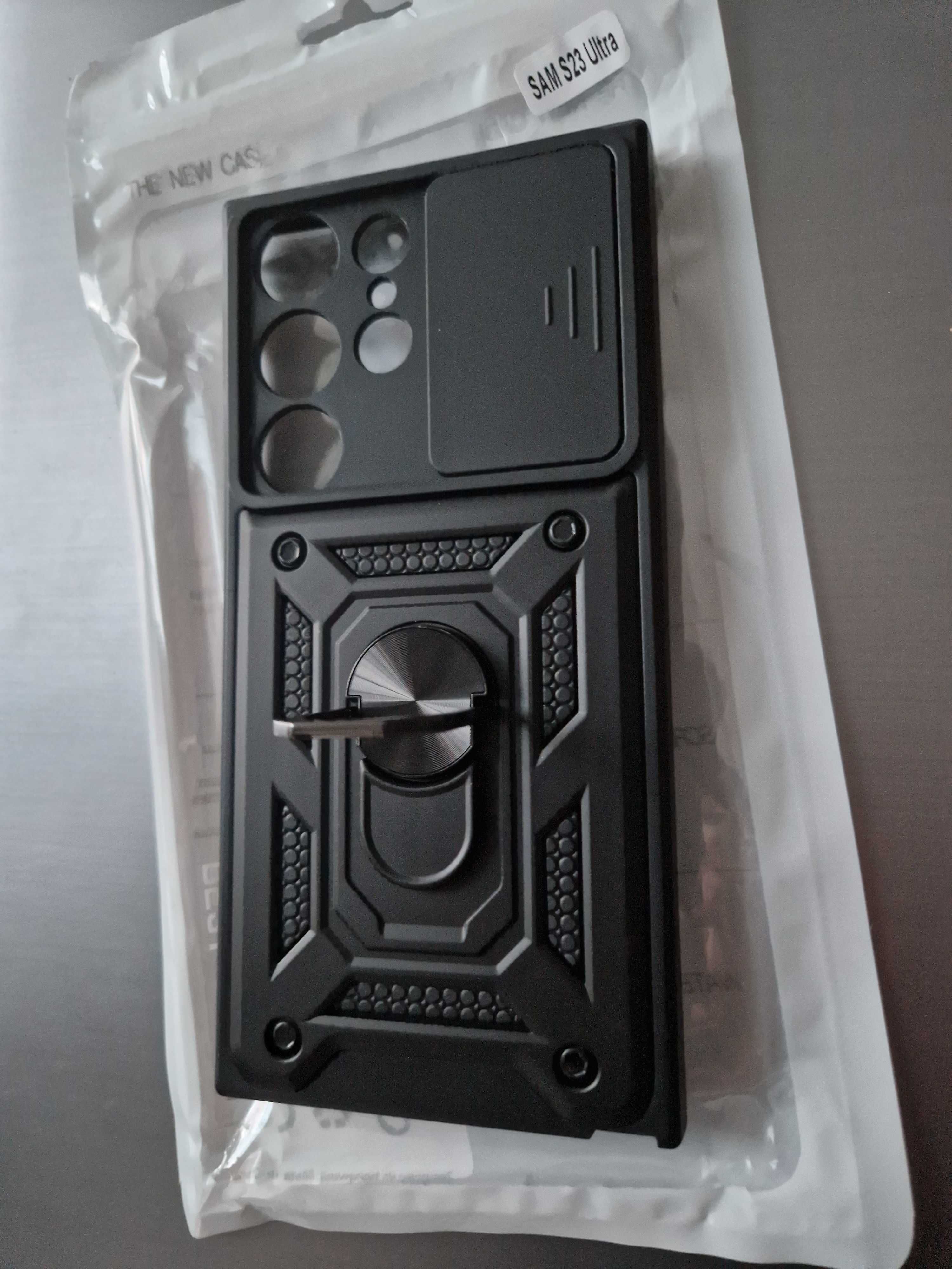 Case Slide Camera Armor Case do Samsung Galaxy S23 Ultra Czarny
