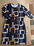 Sukienka elegancka do pracy plussize 6xl 52