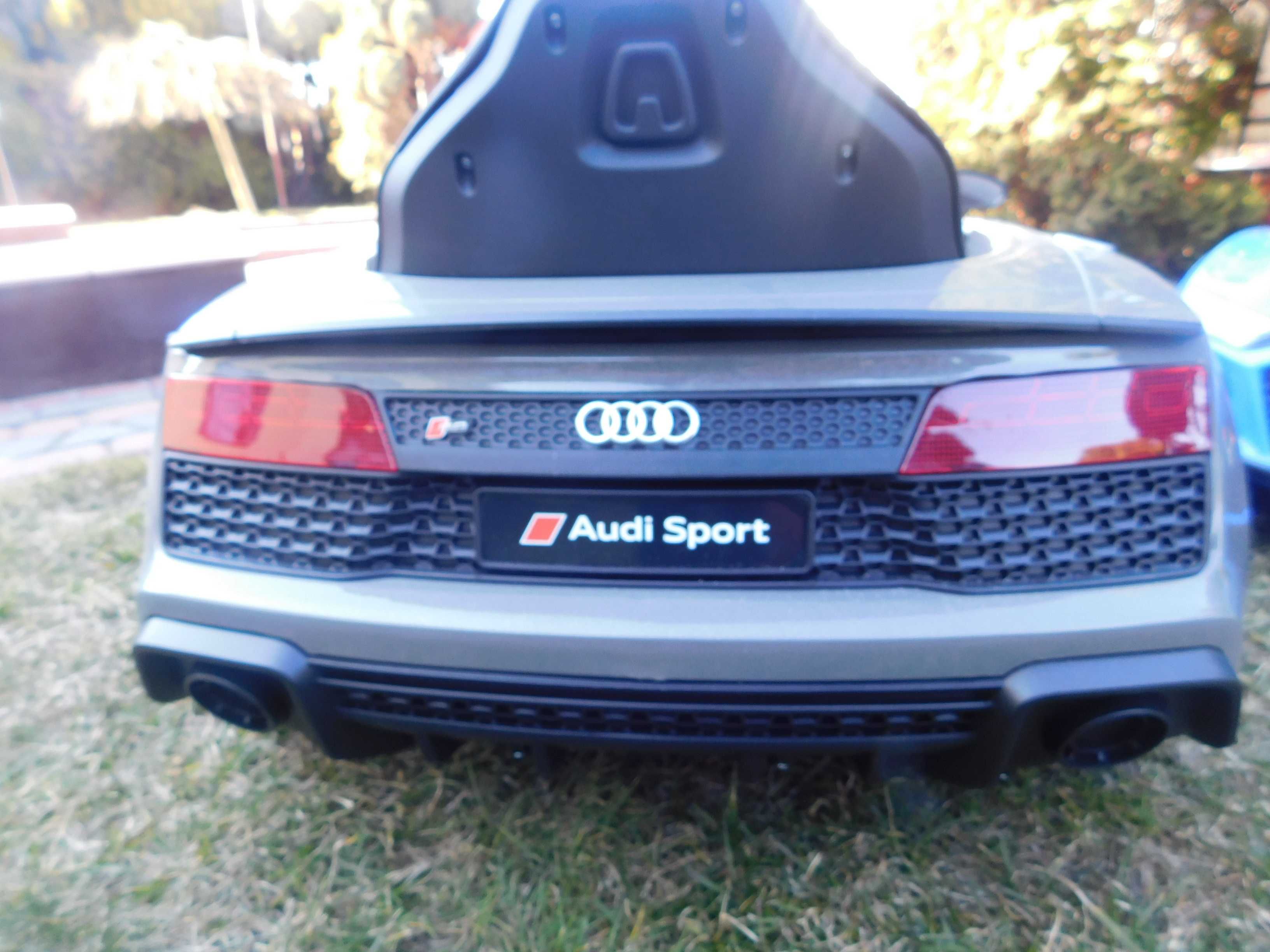 Samochód Audi R8 LIFT Czarny na akumulator dla dzieci