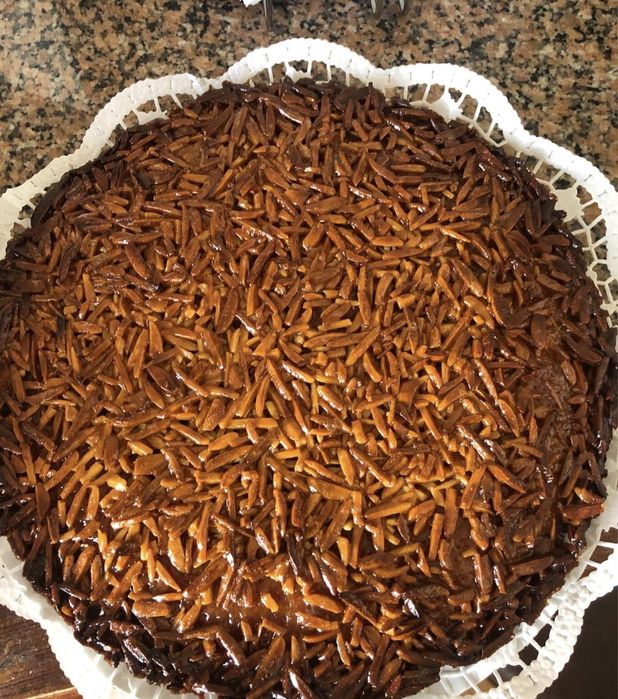 Tarte de amêndoa caseira