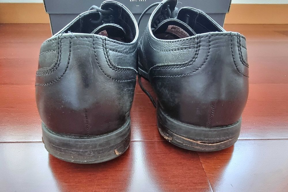 Sapatos pretos Rockport, tamanho 44,5