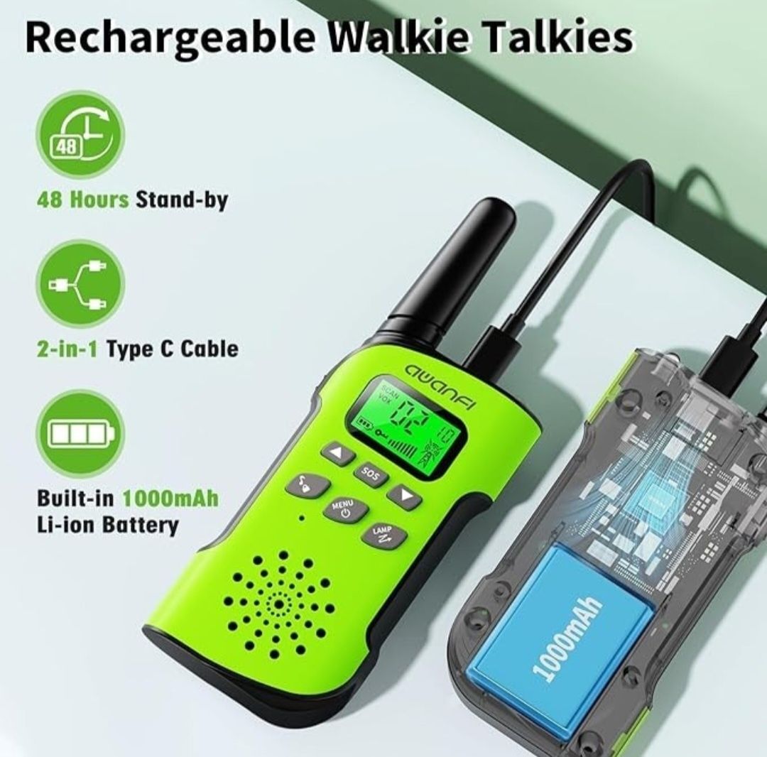 Walkie Talkies Awanfi Zestaw 2szt